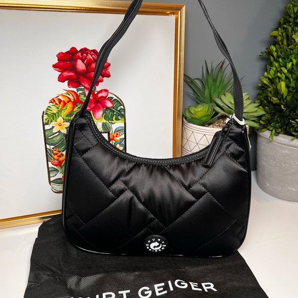 Kurt Geiger London Black
Small Recycled Quilted Shoulder Bag - Picture 9 of 13
